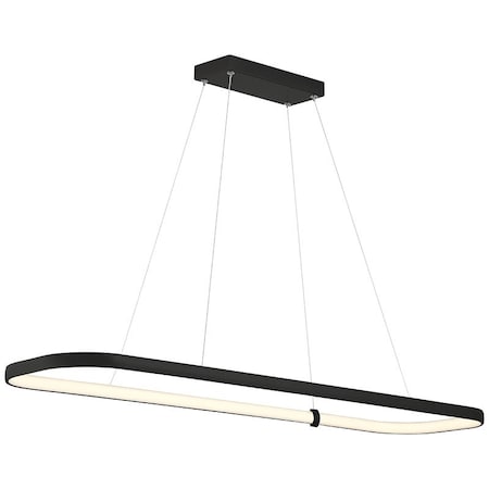 Access Lighting Ravello, Dual Voltage LED Pendant, Matte Black Finish, Acrylic Lens Acrylic 50948LEDD-MBL/ACR